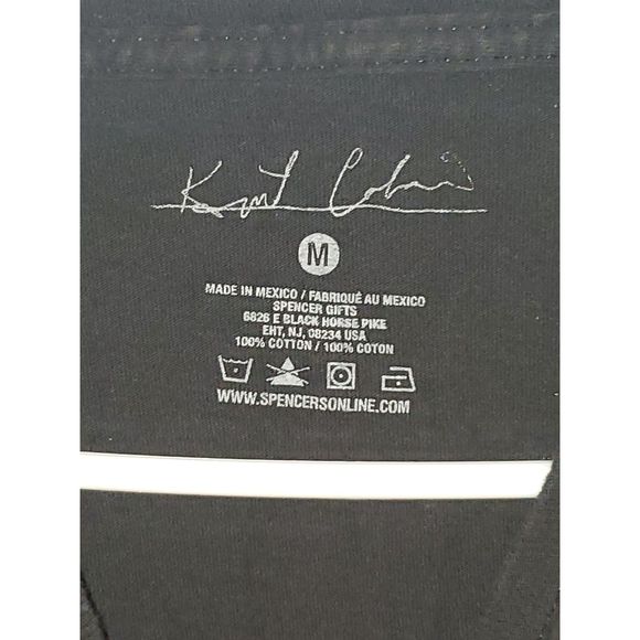 Spencer Gifts Kurt Cobain T-Shirt Rock Idol Memorabilia Reproduction Size M - Picture 3 of 7